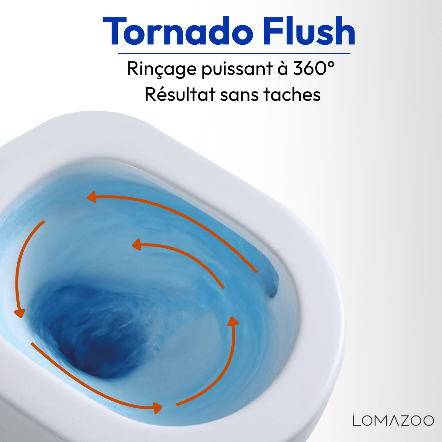 Hangtoilet met Inbouwreservoir - Rond Wit - Drukplaat Rond Gunmetal - Linea - lomazoo.com